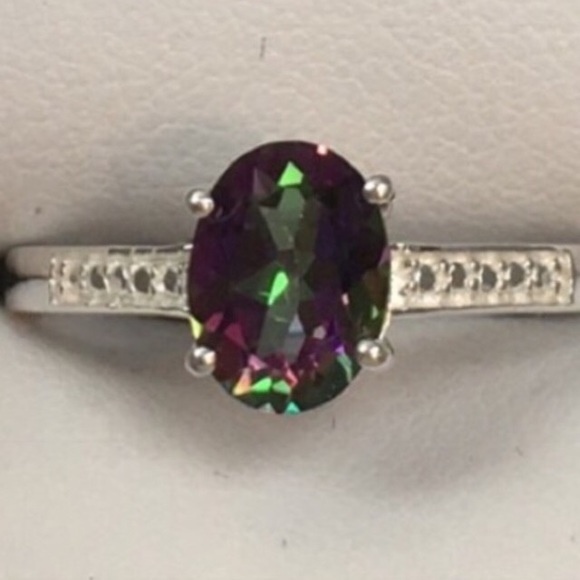 💜Genuine Mystic Topaz Ring💜 - Picture 2 of 8